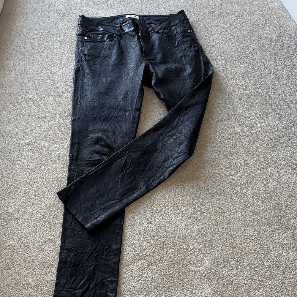 Black Zadig & Voltaire Leather Pants